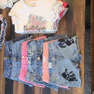 7 for all/true religion Girls 10 lot